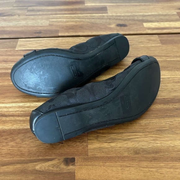 Coach Chelsey Ballet Flats shoes Leather Cap Round Toe size 6.5 - Picture 6 of 13